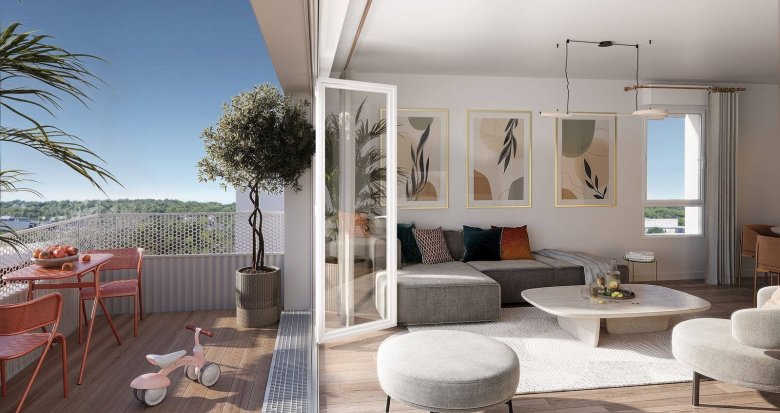 Achat / Vente appartement neuf Bondoufle à deux pas d’un parc de 12 hectares (91070) - Réf. 12562