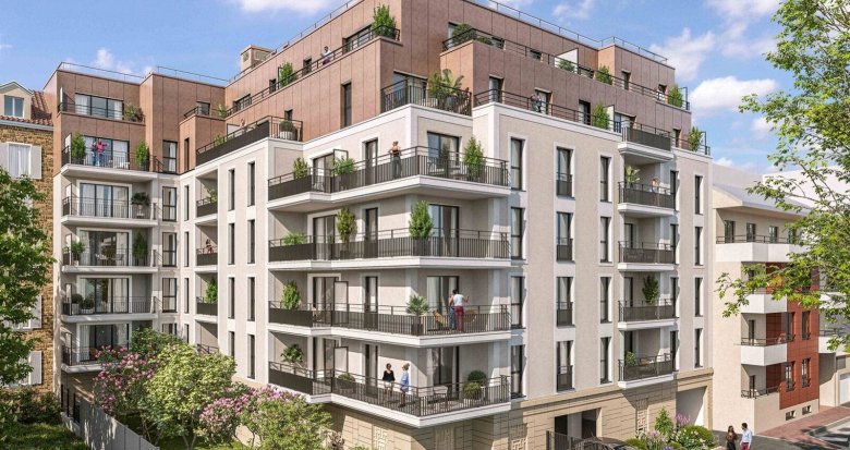 Achat / Vente appartement neuf Juvisy-sur-Orge à 2 min à pied du RER D et C direction Paris (91260) - Réf. 12546