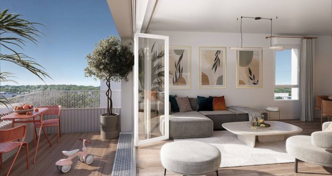 Achat / Vente appartement neuf Bondoufle à deux pas d’un parc de 12 hectares (91070) - Réf. 12562