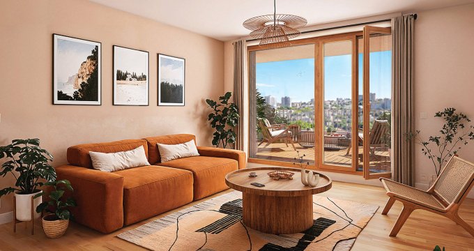 Achat / Vente appartement neuf Cachan écoquartier à 4 min à pied de la gare RER (94230) - Réf. 12922