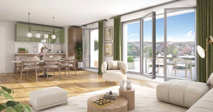 Achat / Vente appartement neuf Champigny-sur-Marne à 11 min en bus du RER A (94500) - Réf. 12803