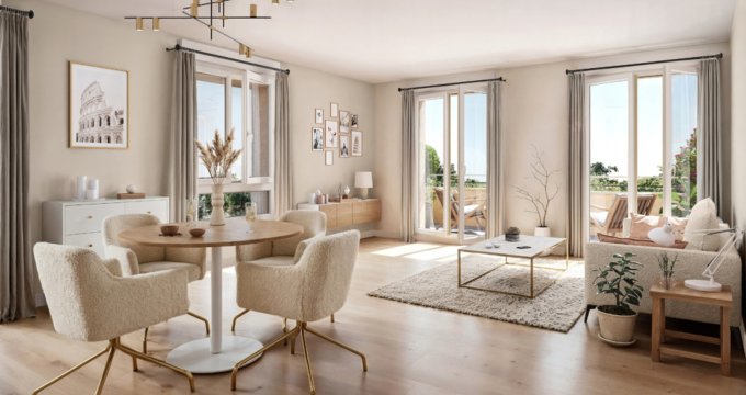 Achat / Vente appartement neuf Clichy-sous-Bois proche tram T4 et future ligne 16 (93390) - Réf. 12921