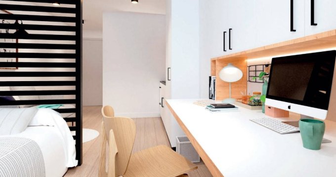 Achat / Vente appartement neuf Fontainebleau résidence étudiants et actifs proche commodités (77300) - Réf. 7184