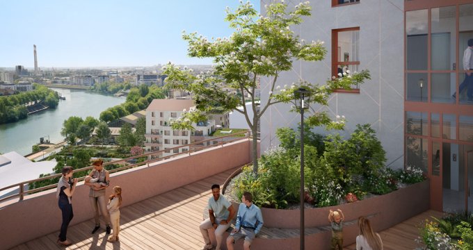 Achat / Vente appartement neuf Ivry-sur-Seine proche RER C (94200) - Réf. 7307