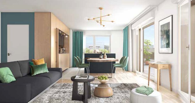 Achat / Vente appartement neuf Jouy-le-Moutier Place du Bien-être proche bus (95280) - Réf. 13558