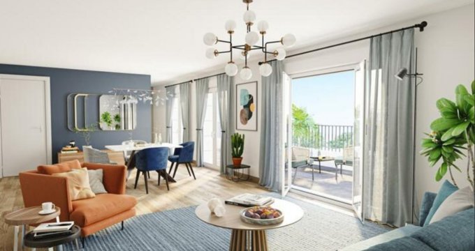 Achat / Vente appartement neuf Le Kremlin-Bicêtre à moins de 300m de la Porte d'Italie (94270) - Réf. 12285