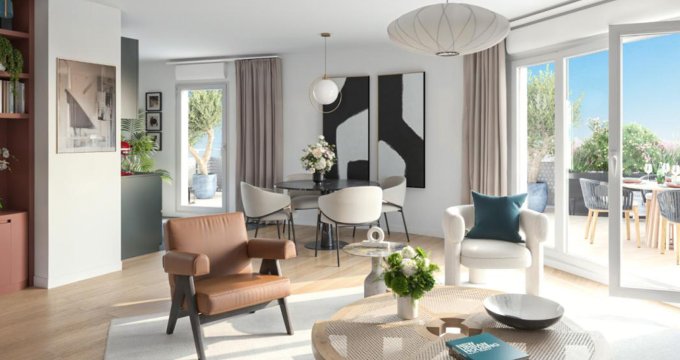 Achat / Vente appartement neuf L'Haÿ-les-Roses nouveau quartier Paul Hochard (94240) - Réf. 13411