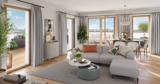 Achat / Vente appartement neuf Lieusaint à 5 min à  vélo du RER D (77127) - Réf. 11262