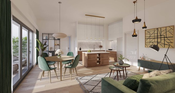 Achat / Vente appartement neuf Limeil-Brévannes à deux pas du RER A, D et du métro ligne 8 (94450) - Réf. 12299
