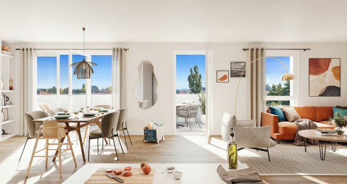 Achat / Vente appartement neuf Meaux entre le centre-ville et le parc du Pâtis (77100) - Réf. 8485