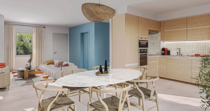 Achat / Vente appartement neuf Ollainville maison neuves à 10 min à pied du RER C (91290) - Réf. 13655