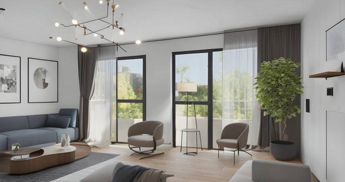 Achat / Vente appartement neuf Pomponne à 4 minutes de la gare Transilien P (77400) - Réf. 8438