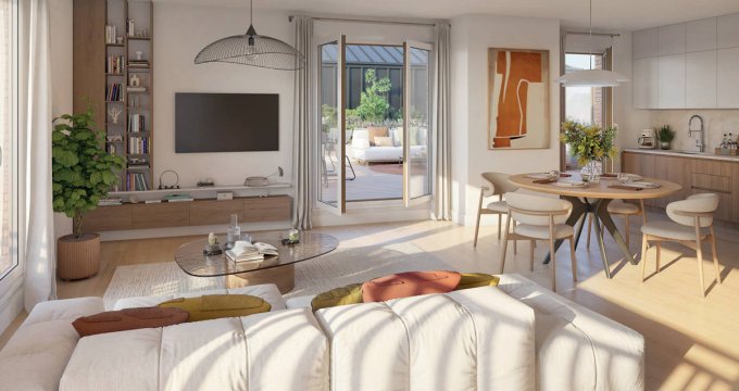 Achat / Vente appartement neuf Pontoise quartier Bossut proche des lignes de bus (95000) - Réf. 12183