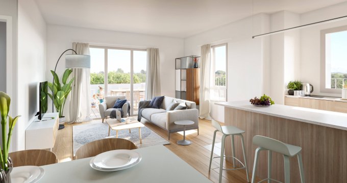 Achat / Vente appartement neuf Saint-Cyr-l'École au cœur de l’écoquartier Charles Renard (78210) - Réf. 9681