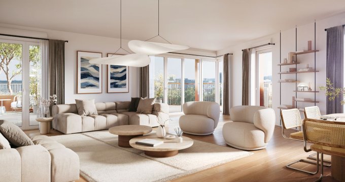 Achat / Vente appartement neuf Saint-Ouen à seulement 13 min à pied du Métro 14 et RER C (93400) - Réf. 12952