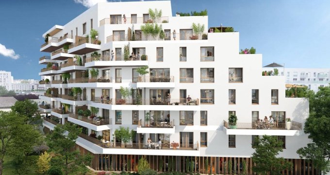 Achat / Vente appartement neuf Villeneuve-la-Garenne proche du tram T1 et de la future ligne 15 (92390) - Réf. 8394