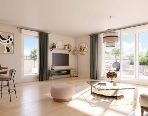 Achat / Vente appartement neuf Melun écoquartier Woodi à 4 min à pied du TZen 2 (77000) - Réf. 12486