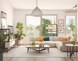Investissement locatif : Appartement en loi Pinel  Neuilly-sur-Marne secteur Parc Maison Blanche proche RER E (93330) - Réf. 8217