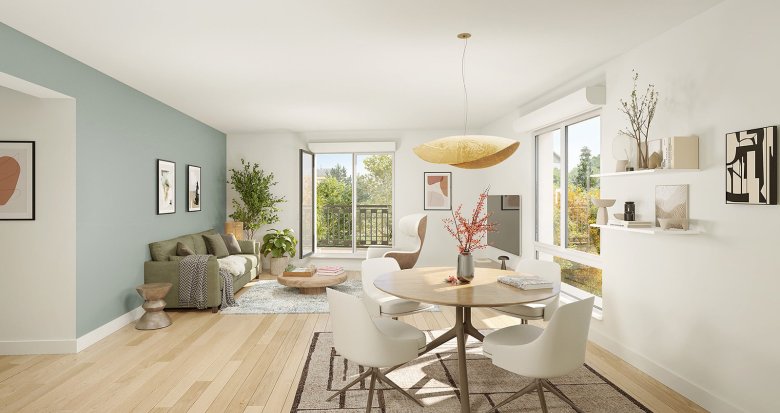 Achat / Vente appartement neuf Antony secteur résidentiel à 9 min de marche de la gare RER B (92160) - Réf. 13472