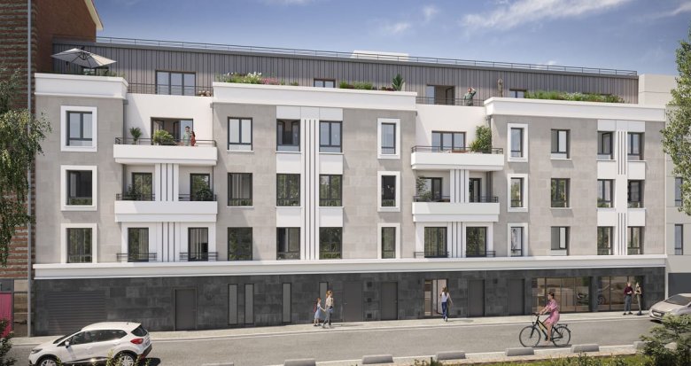 Achat / Vente appartement neuf Aubervilliers à 5 min à pied du RER B La Plaine Stade de France (93300) - Réf. 8703