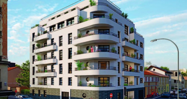 Achat / Vente appartement neuf Aubervilliers à 7 min à vélo du RER B et à 150m du métro (93300) - Réf. 12772
