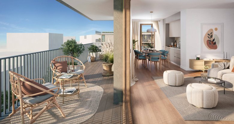 Achat / Vente appartement neuf Aubervilliers quartier Fort d’Aubervilliers proche métro (93300) - Réf. 12572