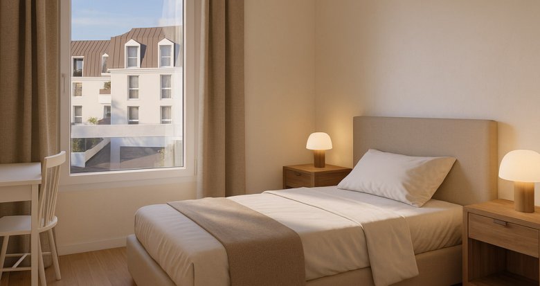 Achat / Vente appartement neuf Aubervilliers quartier résidentiel à 600m du métro 7 (93300) - Réf. 13668