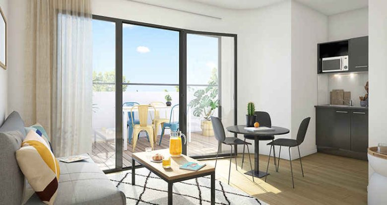 Achat / Vente appartement neuf Bezons LMNP étudiant à 20 minutes de Nanterre la Défense (95870) - Réf. 8559