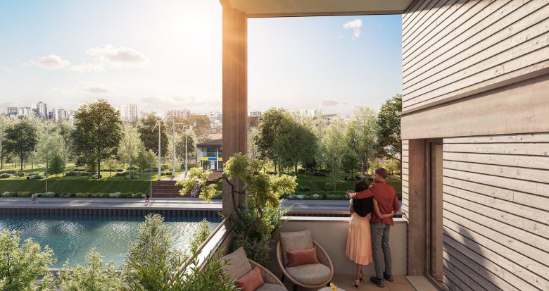 Achat / Vente appartement neuf Bobigny proche du canal et du métro 5 et 15 (93000) - Réf. 12714