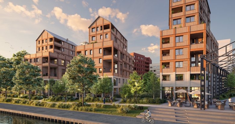 Achat / Vente appartement neuf Bobigny proche du canal et du métro 5 et 15 (93000) - Réf. 12714