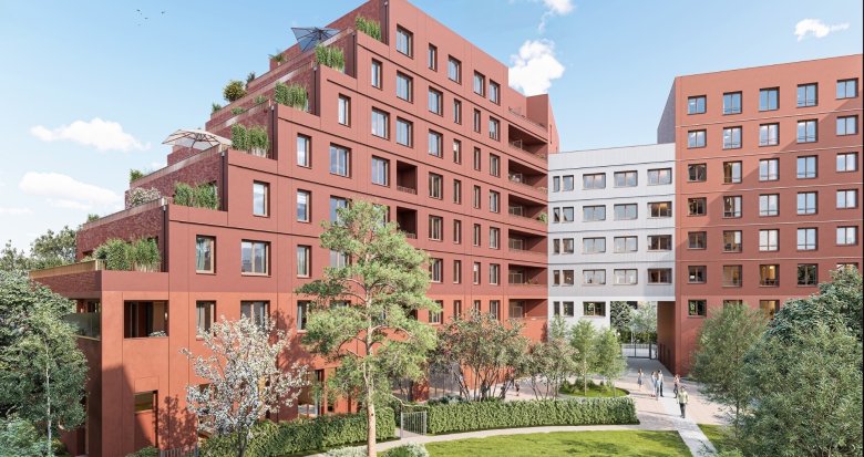 Achat / Vente appartement neuf Bobigny proche du canal et du métro 5 et 15 (93000) - Réf. 12714