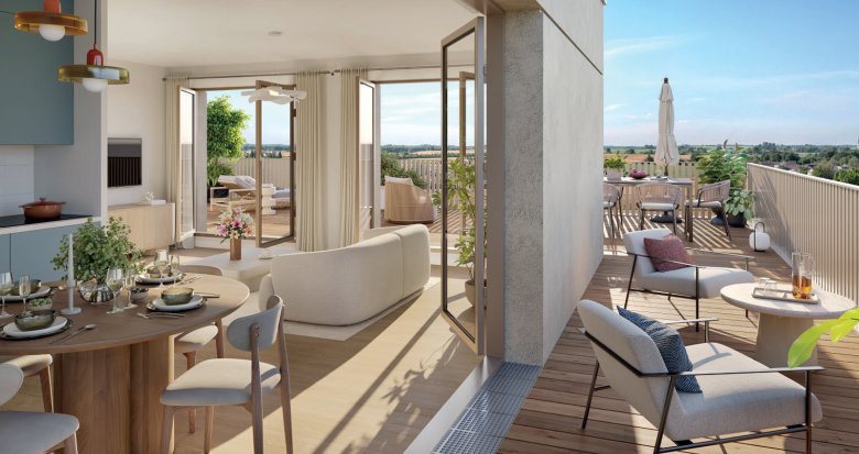 Achat / Vente appartement neuf Bussy-Saint-Georges à 9 min à vélo de la gare RER A (77600) - Réf. 13257