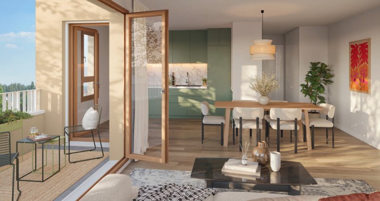 Achat / Vente appartement neuf Bussy-Saint-Georges écoquartier du Sycomore proche RER A (77600) - Réf. 13403