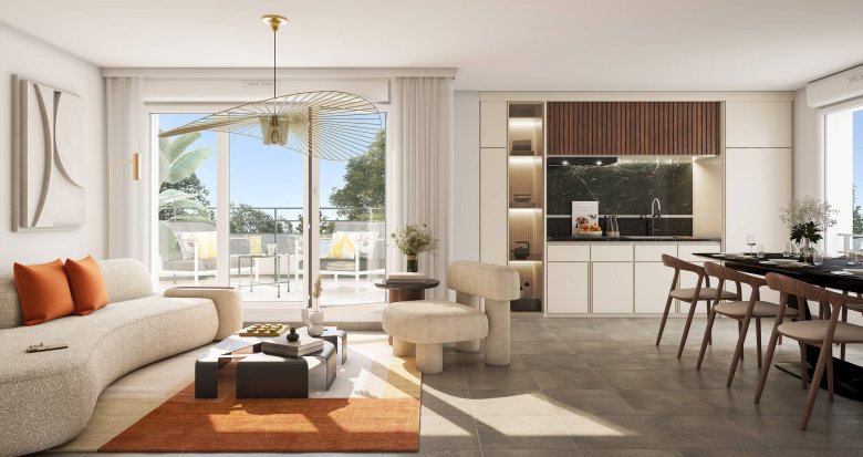Achat / Vente appartement neuf Cesson à 700m de la gare de Cesson RER D (77240) - Réf. 12704