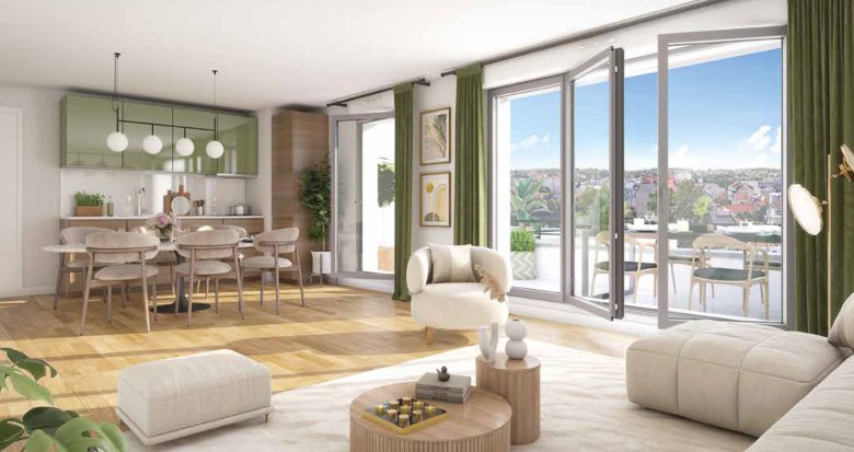 Achat / Vente appartement neuf Champigny-sur-Marne à 11 min en bus du RER A (94500) - Réf. 12803
