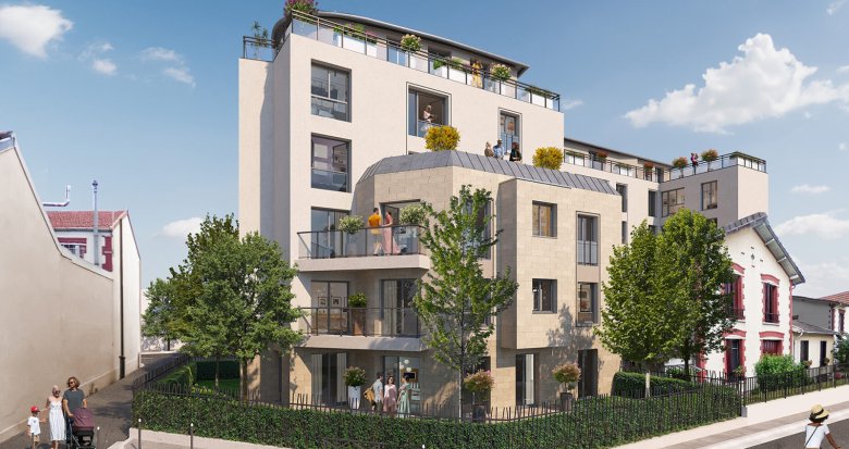 Achat / Vente appartement neuf Colombes proche quai de Seine à 4 min à pied du tramway T2 (92700) - Réf. 13338