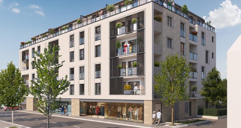 Achat / Vente appartement neuf Colombes proche quai de Seine à 4 min à pied du tramway T2 (92700) - Réf. 13338