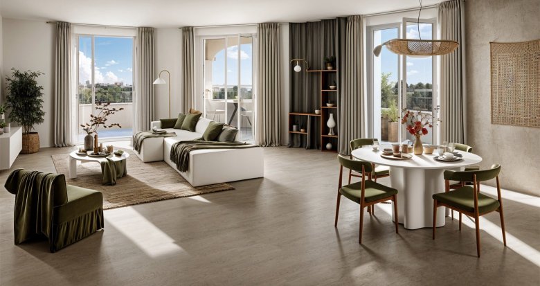 Achat / Vente appartement neuf Cormeilles-en-Parisis proche Transilien ligne J et RER A (95240) - Réf. 12826