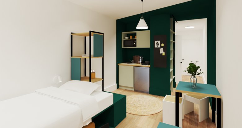 Achat / Vente appartement neuf Créteil résidence étudiante proche métro 8 et centre commercial (94000) - Réf. 10745