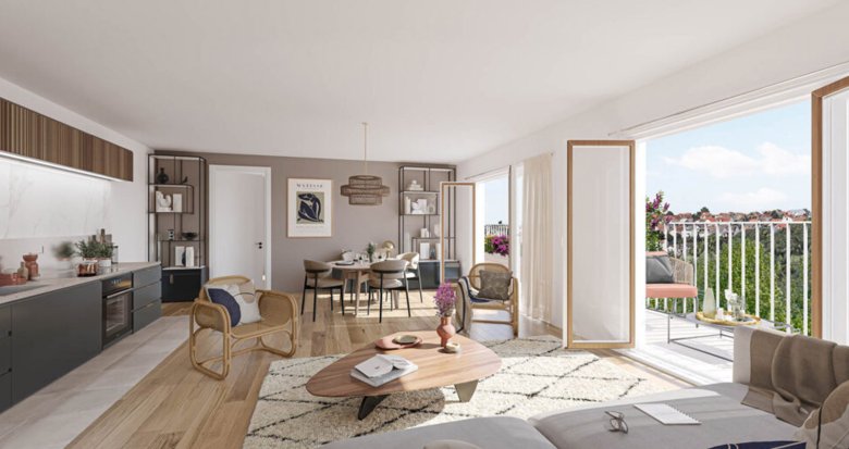 Achat / Vente appartement neuf Crosne à 15 min de Paris avec le RER D (91560) - Réf. 12754