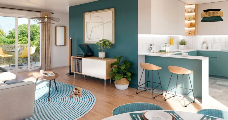 Achat / Vente appartement neuf Dampmart à 7 min en voiture de la ligne Transilien P (77400) - Réf. 13557