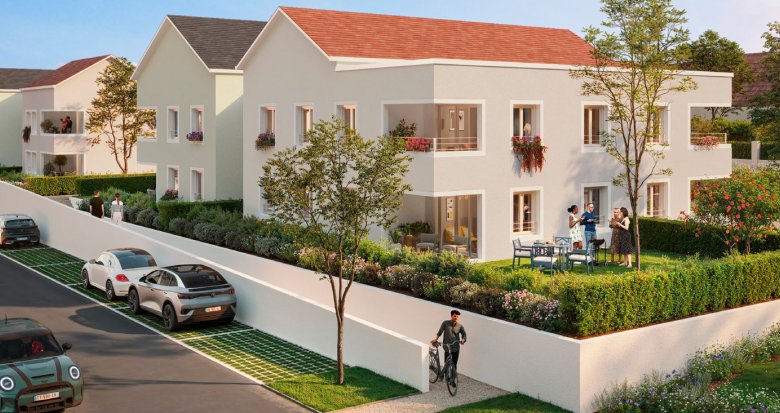 Achat / Vente appartement neuf Dampmart à 7 min en voiture de la ligne Transilien P (77400) - Réf. 13557
