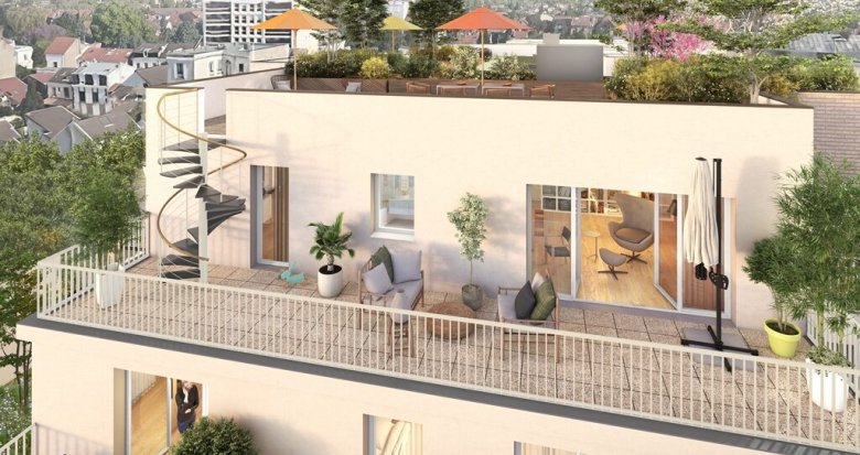 Achat / Vente appartement neuf Deuil-la-Barre à 600m des gares d'Enghien-les-Bains (95170) - Réf. 7791