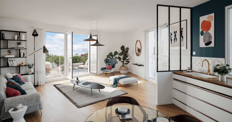 Achat / Vente appartement neuf Épinay-sur-Seine à deux pas de la station de tram T8 (93800) - Réf. 12164