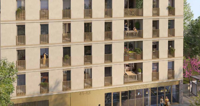 Achat / Vente appartement neuf Gentilly proche centre et transports Métro 14 et RER B (94250) - Réf. 13239