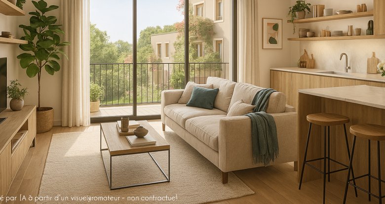 Achat / Vente appartement neuf Hardricourt proche centre à 5 min à pied du Transilien J (78250) - Réf. 13568