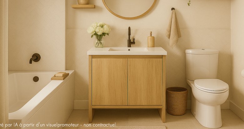 Achat / Vente appartement neuf Hardricourt proche centre à 5 min à pied du Transilien J (78250) - Réf. 13568