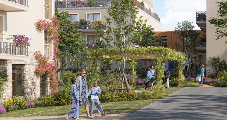 Achat / Vente appartement neuf Hardricourt proche centre à 5 min à pied du Transilien J (78250) - Réf. 13568
