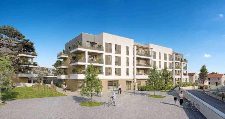 Achat / Vente appartement neuf Houdan à 7 min à vélo de la gare Transilien N (78550) - Réf. 12390