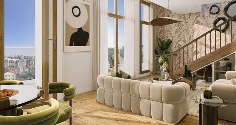 Achat / Vente appartement neuf Issy-les-Moulineaux à 3 min à pied de la gare RER C (92130) - Réf. 13372